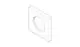 DORNBRACHT-Rosette-ERSATZTEILE-092771022-78-x-78-x-9-x-D-45-7-mm-Chrom-092771022-00 gallery number 1